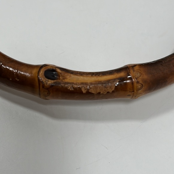 ⚡️SALE⚡️Authenticated GUCCI Flora Handbag with Bamboo Handles - Picture 9 of 15